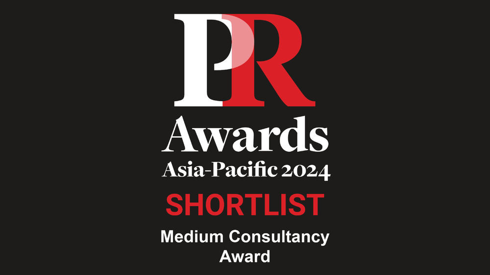 Sinclair shortlisted at the PR Awards Asia-Pacific 2024